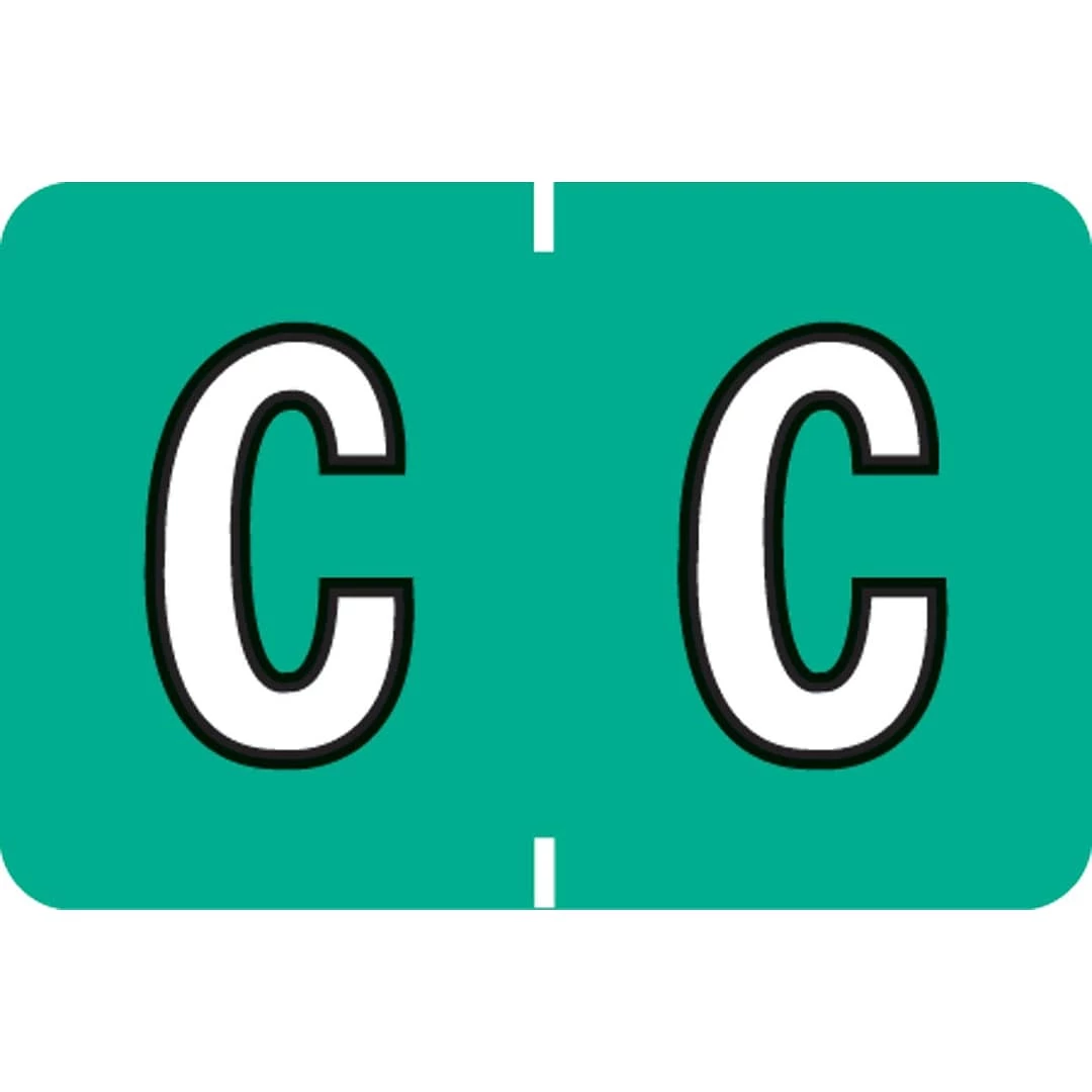 Medical Arts Press® Colwell Jewel Tone® Compatible Alpha Roll Labels, "Mc"