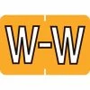 Medical Arts Press® Colwell Jewel Tone® Compatible Alpha Roll Labels, "W"