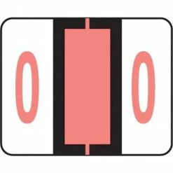 Medical Arts Press® TAB® Products Compatible Numeric Roll Labels, "0"