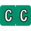 Medical Arts Press® Colwell Jewel Tone® Compatible Alpha Sheet Style Labels, "C"
