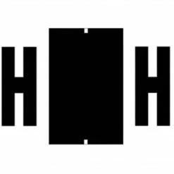 Medical Arts Press® Jeter® Compatible Alpha Sheet Style Labels, "H"