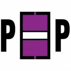 Medical Arts Press® Jeter® Compatible Alpha 3-Ring Style Labels, "P"