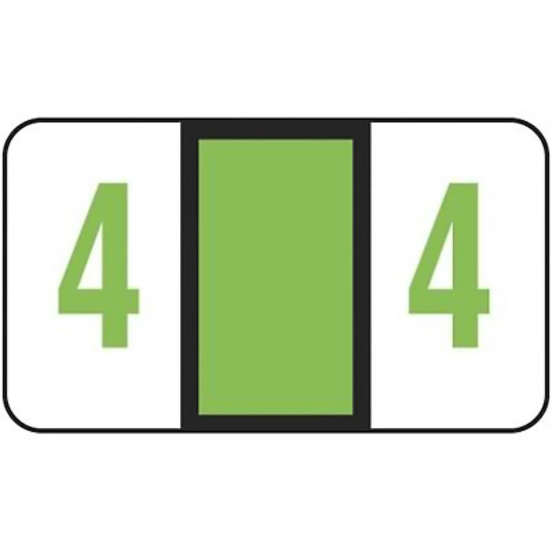 Medical Arts Press® Jeter® Compatible 5100 Series Numeric Roll Labels, "4"