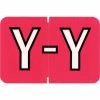 Medical Arts Press® Colwell Jewel Tone® Compatible Alpha Sheet Style Labels; "Y"