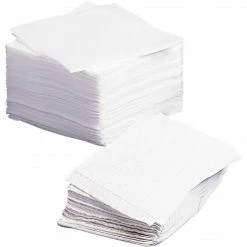 Medline Dry Disposable Washcloths, White, 13" L X 12 1/2" W, 1080/Pack