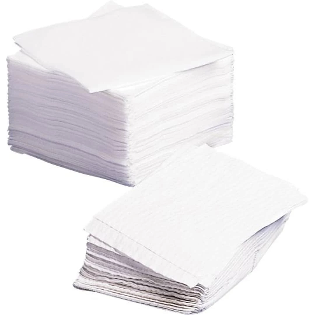 Medline Dry Disposable Washcloths, White, 13" L X 12 1/2" W, 1080/Pack