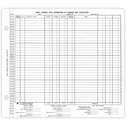 Medical Arts Press® Replacement Day Sheet Forms, Bond, Format 110