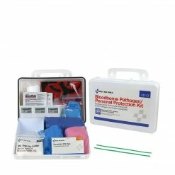 First Aid Only Bloodborne Pathogen/Personal Protection Kit W/ Microshield, 26 Pieces (217-O)