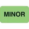 Medical Arts Press® Chart Alert Medical Labels, Minor, Fluorescent Green, 7/8x1-1/2", 500 Labels