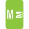 Medical Arts Press® Smead® Alpha-Z® Compatible Alpha Roll Labels, "M"