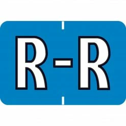Medical Arts Press® Colwell Jewel Tone® Compatible Alpha Roll Labels, "R"