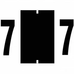 Medical Arts Press® Jeter® Compatible Numeric Roll Style Labels; "7"