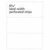 Medical Arts Press® Transcription Labels, 3-1/2" Perforated Strips, White, 3-1/2x8-3/16", 300 Labels