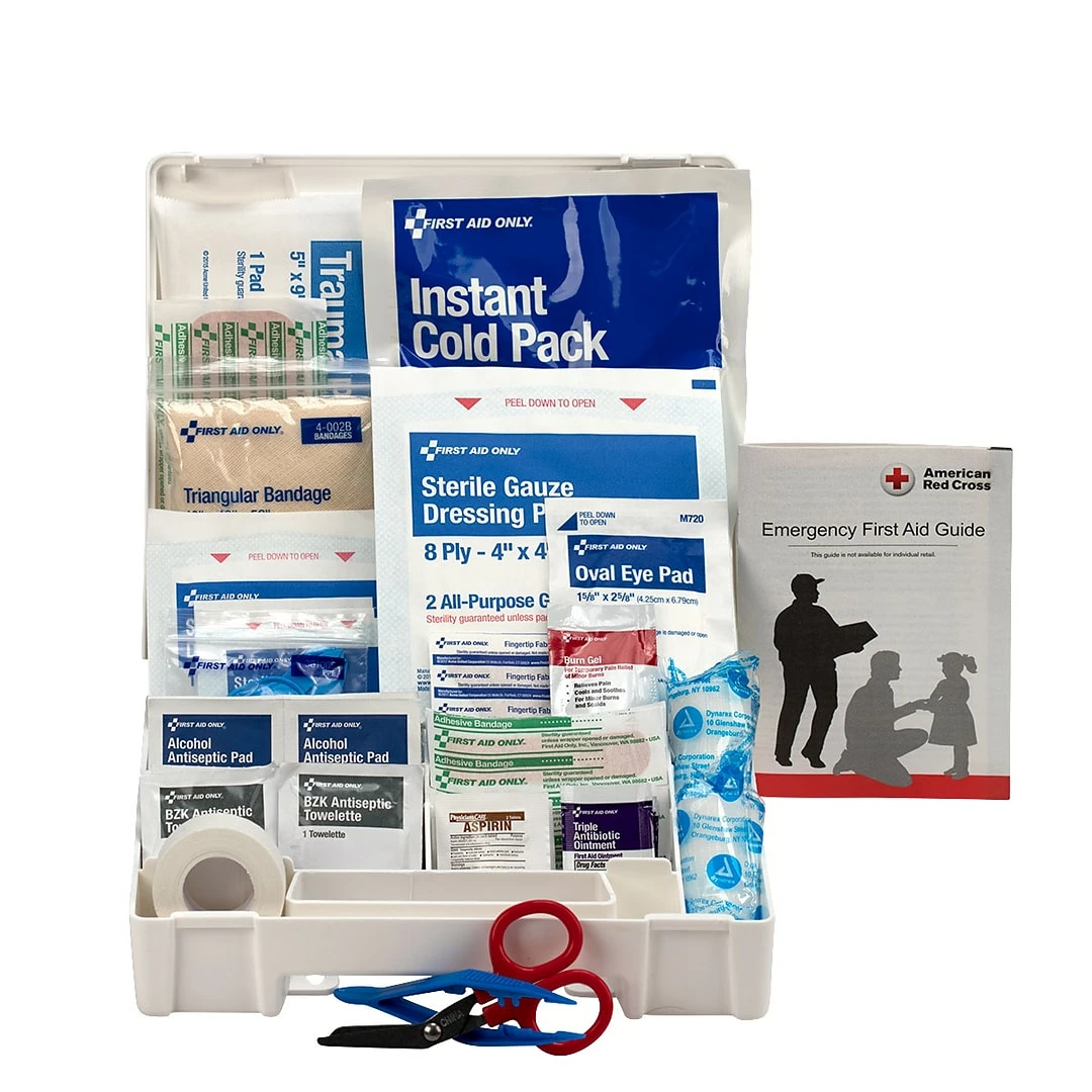 First Aid Only 62 Pc. First Aid Kit For 10 People (222-U) - Image 2