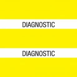 Medical Arts Press® Large Chart Divider Tabs, Diagnostic, Yellow