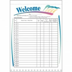 Medical Arts Press® Designer Privacy Sign-In Sheets, Dental, Toothbrush