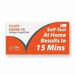IHealth COVID-19 At-Home Antigen Self Test Kit, 180 Tests (TBN203248)