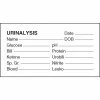 Medical Arts Press® Laboratory Medical Labels, Urinalysis, White, 1-3/4x3-1/4", 500 Labels