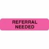 Medical Arts Press® Insurance Chart File Medical Labels, Referral Needed, Fluorescent Pink, 5/16x1-1/4", 500 Labels