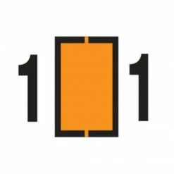 Medical Arts Press® Jeter® Compatible Numeric Roll Style Labels, "1"