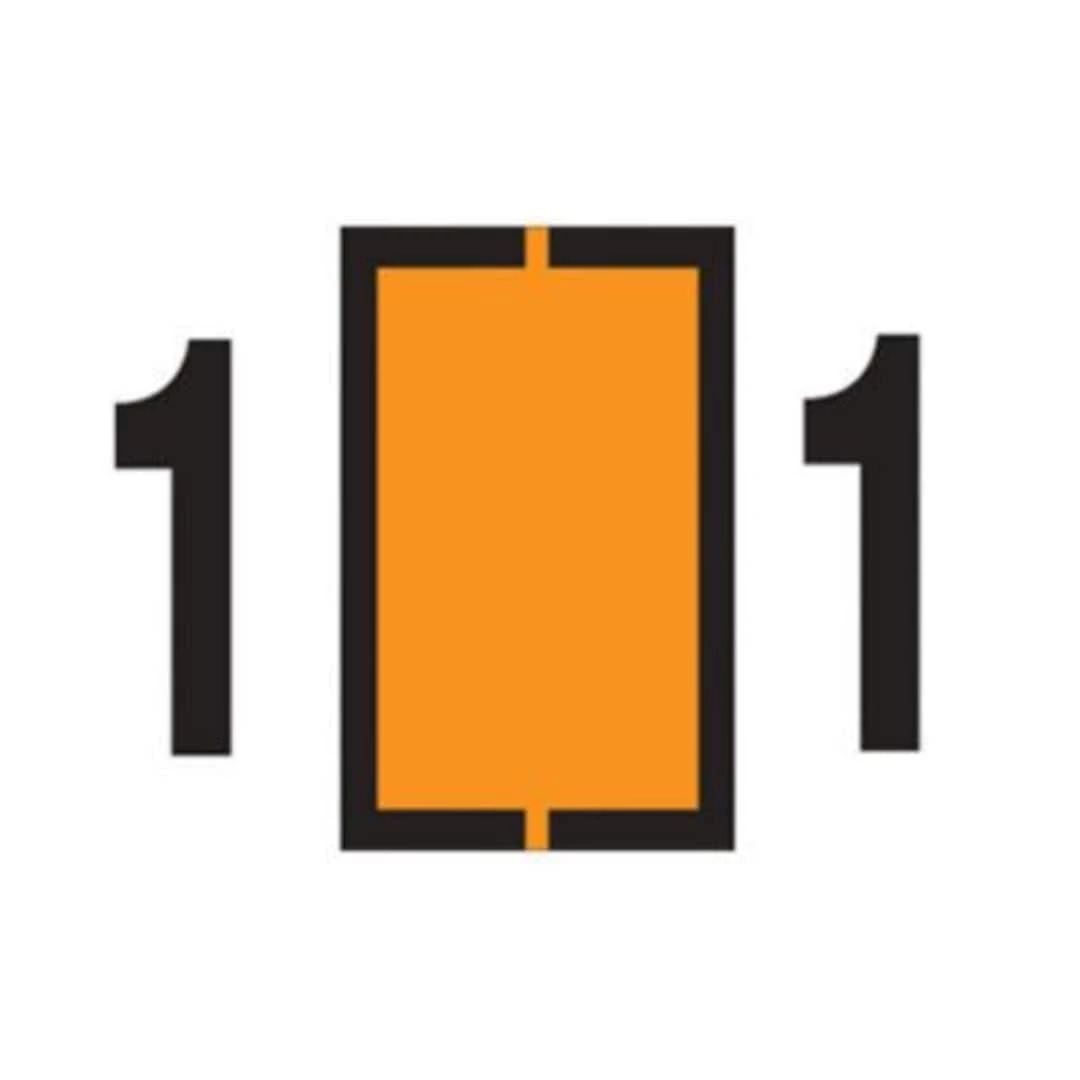 Medical Arts Press® Jeter® Compatible Numeric Roll Style Labels, "1"