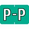 Medical Arts Press® Colwell Jewel Tone® Compatible Alpha Roll Labels, "P"
