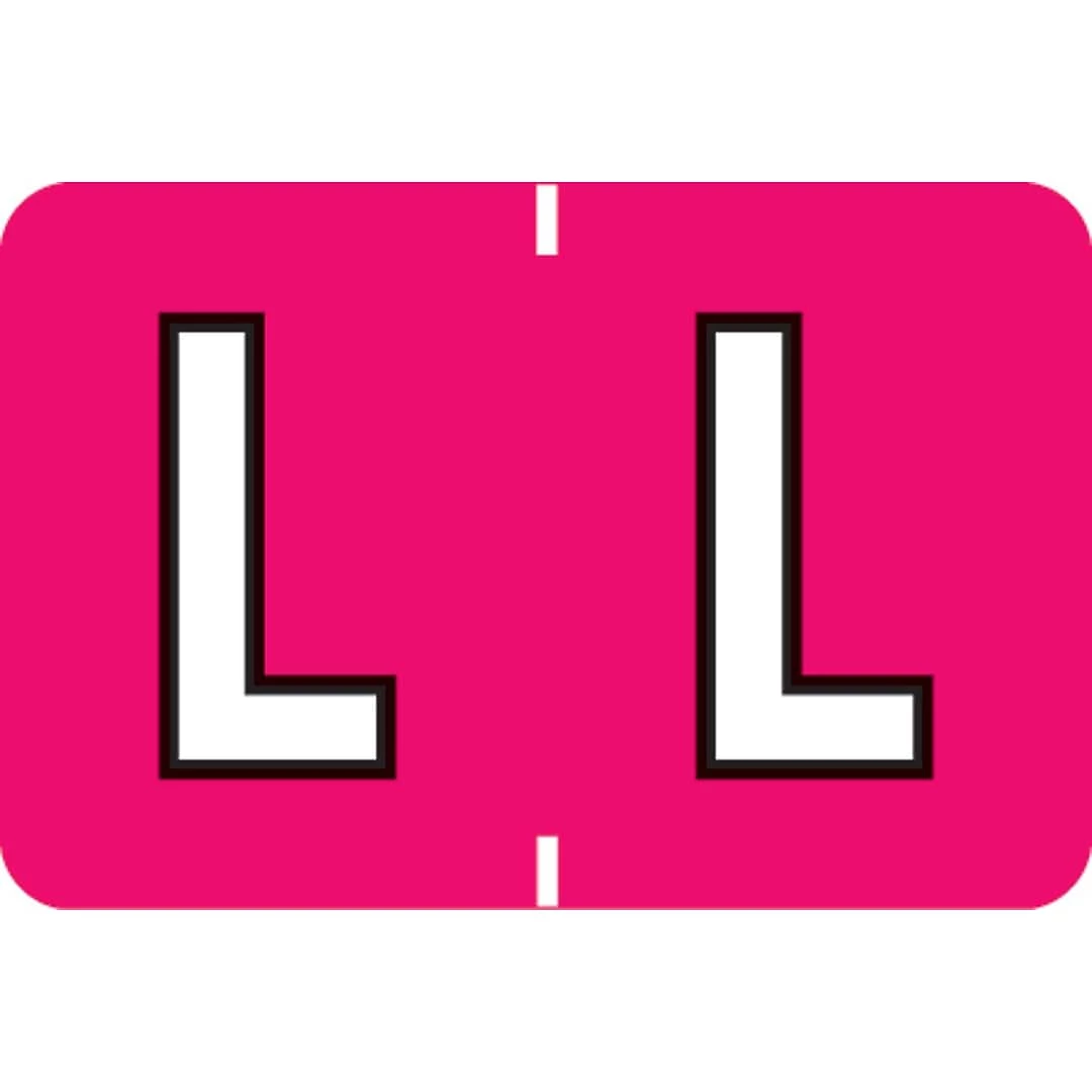 Medical Arts Press® Colwell Jewel Tone® Compatible Alpha Roll Labels, "L"