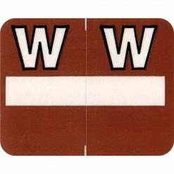 Medical Arts Press® Alpha Labels On Roll, Letter W