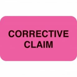 Medical Arts Press® Insurance Carrier Collection Labels, Resubmission, Fl Chartreuse, 7/8x1-1/2", 500 Labels