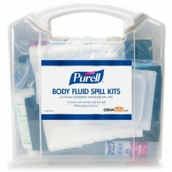 Purell Body Fluid Spill Kit In Clam Shell Carrier, 2 Spill Kit Uses Per Clamshell (3841-08-CLMS)