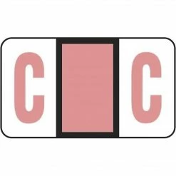 Medical Arts Press® POS® Systems Compatible 3300 Series Alpha Sheet Labels; "C"