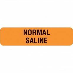Medical Arts Press Drug Syringe Medical Labels, Normal Saline, 0.31 X 1.25 Inch, 500 Labels