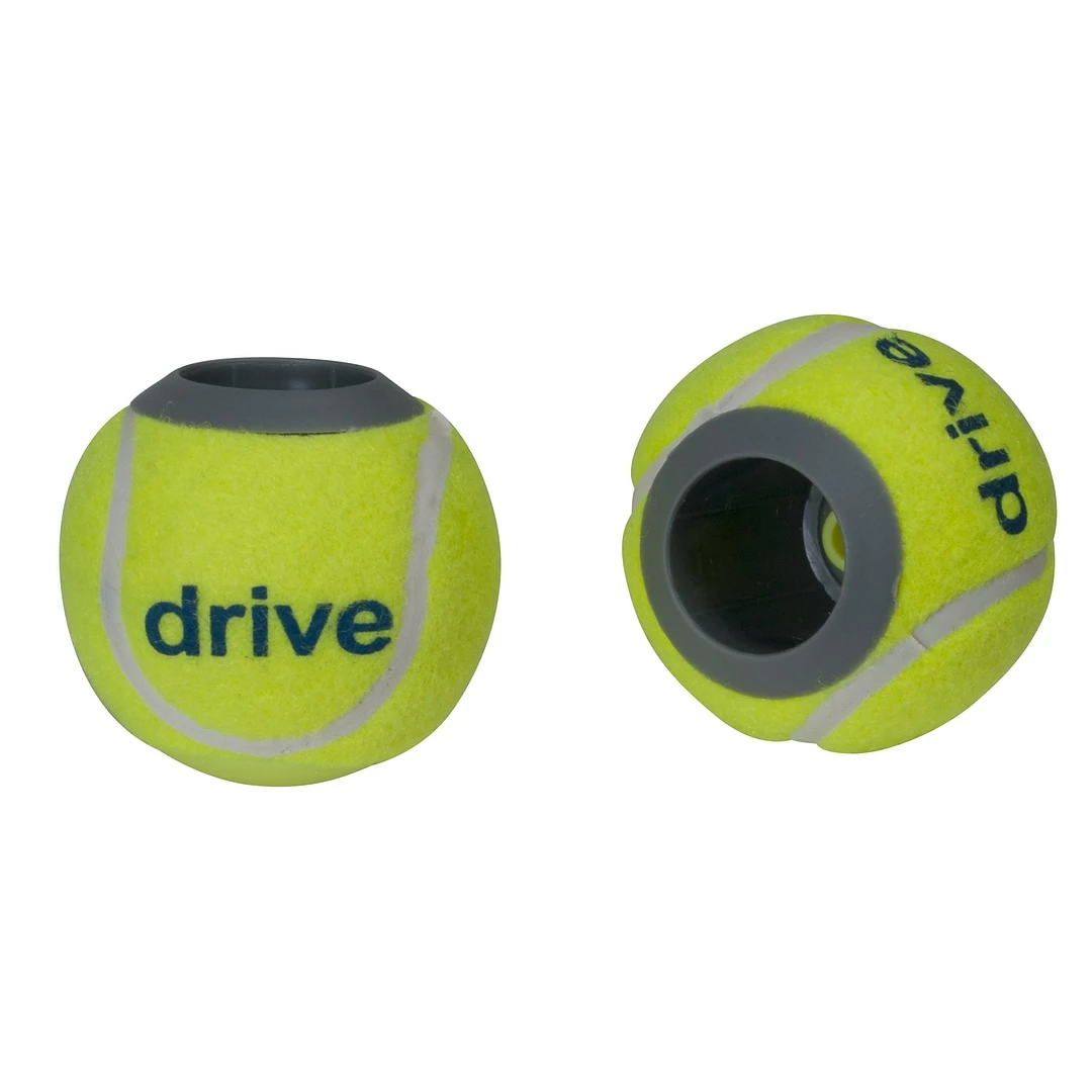 Drive Medical Walker Rear Tennis Ball Glides With Additional Glide Pads, 1 Pair (10121)