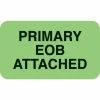 Medical Arts Press® Insurance Carrier Collection Labels, Primary EOB Attached, Fl Green, 7/8x1-1/2", 250 Labels