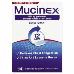 Mucinex Dm Expectorant And Cough Suppressant, 40 Tablets/Bx