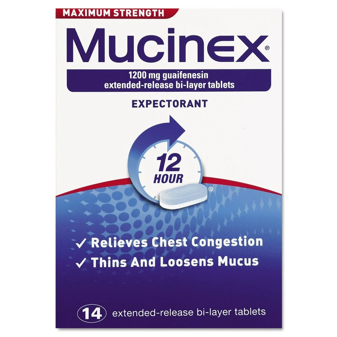 Mucinex Dm Expectorant And Cough Suppressant, 40 Tablets/Bx