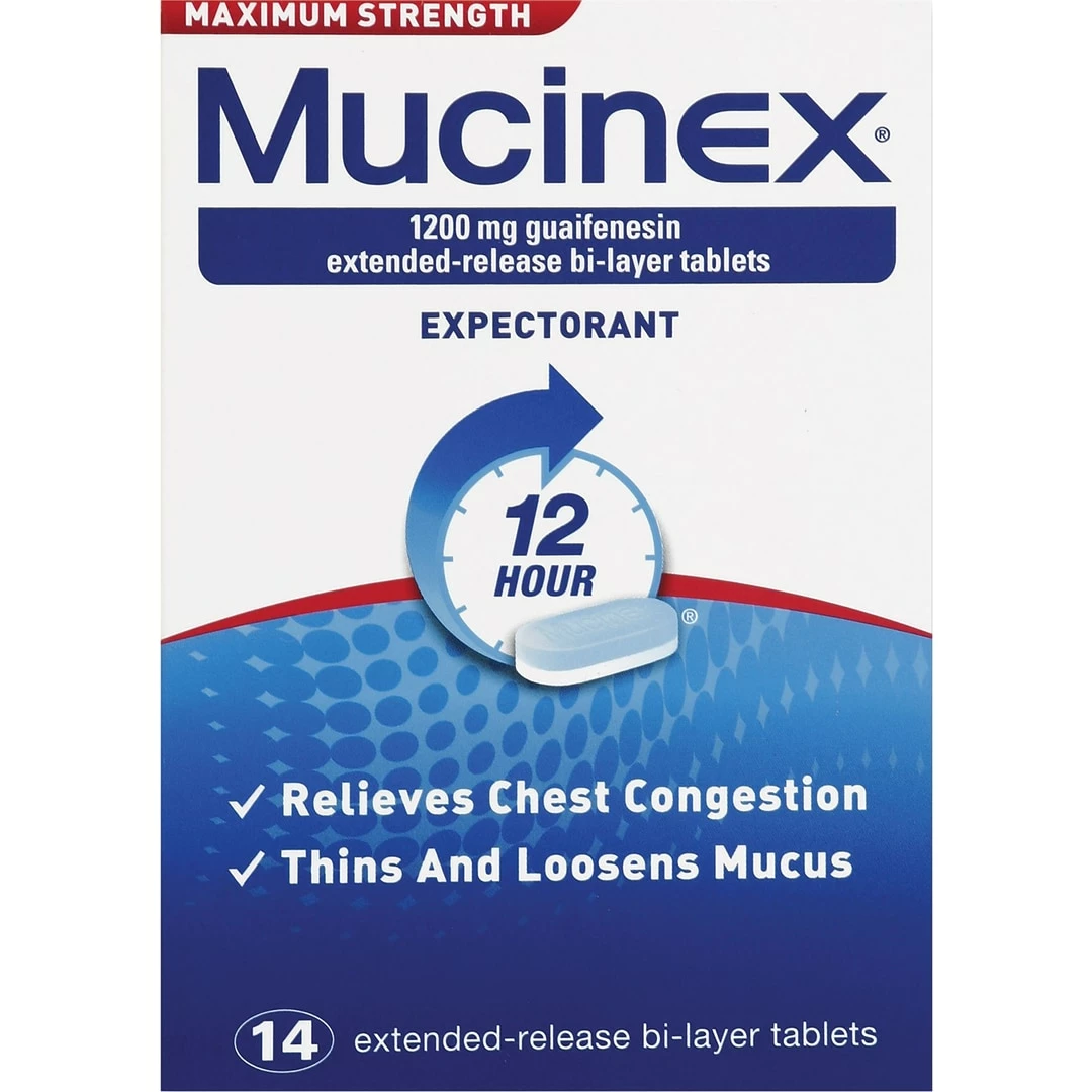Mucinex Dm Expectorant And Cough Suppressant, 40 Tablets/Bx - Image 2
