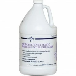 Medline Dual Enzymatic Surgical Instrument Detergent And Presoak, 1 Gal Size