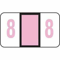 Medical Arts Press® Jeter® Compatible 5100 Series Numeric Roll Labels, "8"