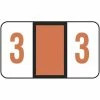 Medical Arts Press® Jeter® Compatible 5100 Series Numeric Roll Labels, "3"