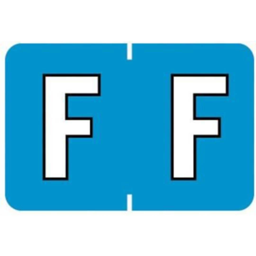 Medical Arts Press® Barkley® & Sycom® Compatible Alpha Roll Style Labels, "F"