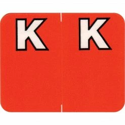 Medical Arts Press® Alpha Labels On Roll, Letter K