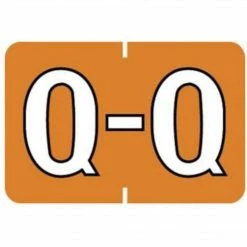 Medical Arts Press® Barkley® & Sycom® Compatible Alpha Roll Style Labels, "Q"