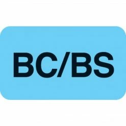 Medical Arts Press® Insurance Chart File Medical Labels, BC/BS, Light Blue, 7/8x1-1/2", 500 Labels