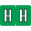 Medical Arts Press® Colwell Jewel Tone® Compatible Alpha Roll Labels, "H"