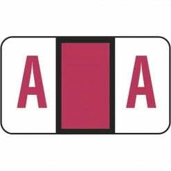 Medical Arts Press® Jeter® Compatible 5100 Series Alpha Roll Labels, "A"