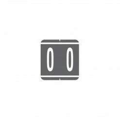 Medical Arts Press® GBS® Compatible 1900 Series Alpha Pack Labels; "O"