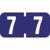 Medical Arts Press® TAB® Products Compatible Numeric Mini Label Sheets; "7"