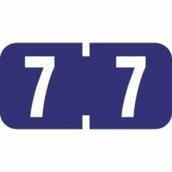 Medical Arts Press® TAB® Products Compatible Numeric Mini Label Sheets; "7"