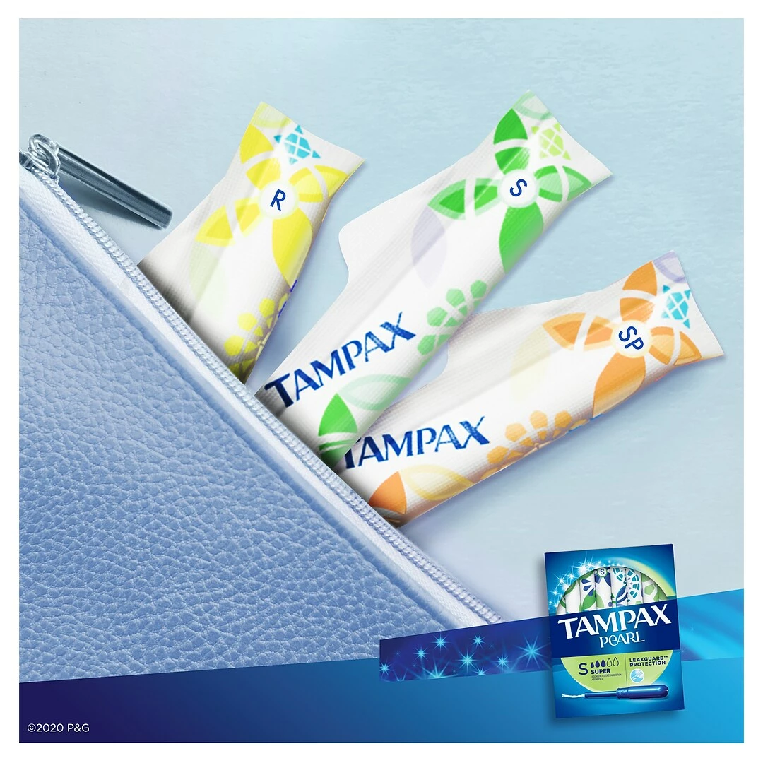 Tampax Pearl Regular Tampons, 18/Box (00073010004542) - Image 4